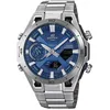 Image de Montre - CASIO - ECB-2300D-2AEF - Bracelet acier inoxydable - Étanchéité 10 bar - Cadran bleu