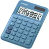 Image de Casio MS-20UC-BU Calculatrice de bureau bleu Ecran: 12 solaire à pile(s) (l x H x P) 105 x 23 x 149.5 mm