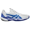 Image de Chaussures de Tennis ASICS Homme SOLUTION SPEED FF 3 Terre Battue Blanc/Bleu PE 2024