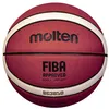 Image de Ballon de Basket - MOLTEN - BXG3850 - Cuir synthétique - Orange/Beige - Approuvé par la FIBA
