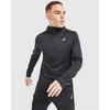 Image de ASICS Sweat à capuche Zippé 1/4 Road Winter - Noir, Noir XL