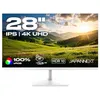 Image de Ecran PC - JAPANNEXT - 28 - IPS - 4K UHD (3840x2160) - Blanc - JN-IPS2802UHDR-W