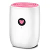 Image de Déshumidificateur électrique 800 ml 25W   compact et silencieux pour chambre et sous-sol blanc/rose