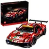 Image de LEGO 42125 Technic Ferrari 488 GTE AF Corse #51 Modèle authentique de la voiture de course d’endurance à exposer pour adultes