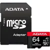 Image de ADATA Carte mémoire AUSDX64GUI3V30SHA2-RA1 mémoire flash 64 Go MicroSDXC Classe 10 UHS-I