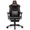 Image de Fauteuil gaming - COUGAR - ARMOREVOM - Noir/orange - Repose-Pieds Rétractable - Accoudoirs 5D
