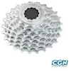 Image de Cassette 8 vitesses - SUNRACE - Chrome - 12-25dts - Compatible Shimano - Vélo de route