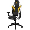 Image de Fauteuil gamer - ThunderX3 - XC3 - Noir/Jaune - Similicuir - Rembourrage haute densité