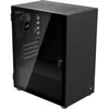 Image de Boîtier mini-tour noir - AEROCOOL - Format mATX / mini-ITX - SPCC et verre trempé - Audio en façade