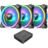 Image de Ventilateur PC - THERMALTAKE - Riing Trio 12 RGB - 12 cm - Pack de 3 - 168 millions de couleurs