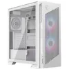 Image de Boîtier PC gaming MSI MPG VELOX 300R PZ moyen tour blanc ARGB avec panneau latéral verre trempé