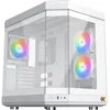 Image de Boîtier PC - XIGMATEK - CUBI Arctic (Blanc) - Cube - Format E-ATX - 6x120mm A-RGB