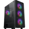 Image de Boîtier PC sans alimentation - XIGMATEK - DUO X - Moyen tour - Format E-ATX - 4x120mm RGB inclus - Noir
