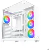 Image de Boitier PC - XIGMATEK - Aqua V Arctic - Sans alimentation - Cube - Format ATX - Blanc