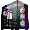 Image de Boîtier PC - XIGMATEK - Aqua V AIR - Cube - ATX - Verre trempé - ARGB - Noir