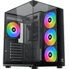 Image de Boîtier PC sans alimentation - XIGMATEK - Aqua Compact - Cube - Format ATX - 4x120mm A-RGB inclus - Noir