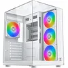 Image de Boîtier PC sans alimentation - XIGMATEK - Aqua Compact Arctic - Cube - Format ATX - 4x120mm A-RGB inclus - Blanc