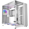 Image de Boîtier PC - Darkflash - TH285 Blanc - Moyen tour - Format ATX - 4x120mm A-RGB - Blanc