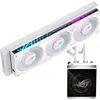 Image de Kit de refroidissement à eau blanc - Asus - LCD - ARGB - 3 x 120 mm - 380 x 120 x 27 mm - 2500 tr/min - 36 dB