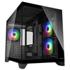 Image de Boîtier Cougar CGR-2QA6B-RGB Mini-Tower Micro-ATX RGB avec fenêtre en verre - Noir