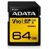 Image de Carte mémoire ADATA Premier ONE 64GB SDXC UHS-II Classe 10 (U3) V90 vidéo Vitesse (8K) R - W 290-260 Mo - s