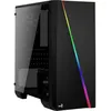 Image de AEROCOOL BOITIER PC Cyclon Mini - RGB Mini Tour - Noir - Plexiglass - Format Micro ATX (ACCS-PV12012.11)