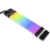 Image de Câble dextension ATX 24 broches - LIANLI - Strimer Plus V2 - LED RGB adressable - 200 mm - Blanc
