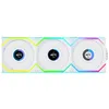 Image de Ventilateur - LIANLI - Uni Fan SL 120 - ARGB Wireless - Écran LCD - 120 mm - Blanc
