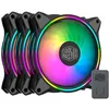 Image de COOLER MASTER MasterFan MF120 Halo 3-en-1 ARGB - Ventilateurs de Boîtier 120 mm + contrôleur (MFL-B2DN-183PA-R1)