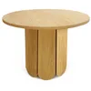 Image de Table à Manger Ronde Design Soft 98cm Chêne