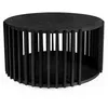 Image de Table Basse Ronde Design Drum 83cm Noir