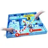 Image de Jeu dadresse - ATALIA - Ice Cool - Bleu - Pingouins qui avancent tournent et sautent - Jeu avec poissons