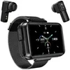 Image de Montre connectée écran de 1.4 pouces pour hommes avec écouteurs sans fil Bluetooth appels météo -Noir