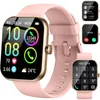 Image de Montre Connectée Femme Homme 1.96Hd Smartwatch Avec Appel Bluetooth Sommeil/Fréquence Cardiaque/Spo2/Podomètre 113+ Sportifs Br