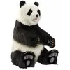 Image de Peluche - Hansa - Panda assis - 105 cm - Beige - Marron