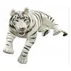 Image de Peluche tigre blanc couché 150 cm - HANSA - Plush - Mixte - A partir de 3 ans - Noir - Marron