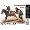 Image de Figurines Indiens : Indian Wars Series kit n°1 : Attaque apache aille Unique Coloris Unique