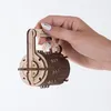 Image de Puzzle 3D mécanique - UGEARS - Cryptex - Bois - 34 pièces - À monter soi-même