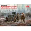 Image de Maquette - ICM - Model T RNAS Armoured Car - Échelle 1:35 - 91 pièces véhicule - 4 figurines