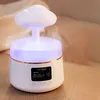 Image de 300Ml Champignon Pluie Nuage Humidificateur DAir Gouttes DEau Sons Veilleuses ColoréEs AromathéRapie Diffuseur DHuile