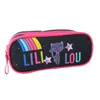 Image de Trousse Scolaire - NO NAME - Lililou - 2 Compartiments - Bleu Marine - Mixte