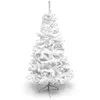 Image de Sapin de Noël Artificiel Blanc 150 cm   Effet Enneigé Réaliste   452 Branches   Ambiance Féérique pour des Fêtes Magiques