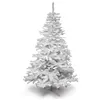 Image de Sapin de Noël Artificiel Blanc 210 cm   Effet Enneigé Réaliste   1128 Branches   Ambiance Féérique pour des Fêtes Magiques
