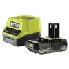 Image de RYOBI - 1 batterie lithium+ 18V ONE+ 20 Ah compacte et 1 chargeur rapide 20 A - RC18120-120C
