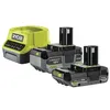 Image de Pack 2 batteries RYOBI 18V One+ 4.0Ah et 2.0Ah - chargeur rapide 2.0Ah RC18120-242X