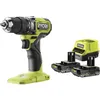 Image de Perceuse-visseuse à percussion - RYOBI - Brushless sans charbon - 18V - 2 batteries 1x 40 Ah / 1x 20 Ah + chargeur - RPD18BL-2C20S