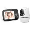 Image de BabyPhone 3.5 LCD - Rotation 360°-2.4 GHz - Caméra zoom 1080p - Surveillance de Température - Berceuse -Vision Nocturne