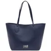Image de Sac porté épaule - CAVALLI CLASS - Blue - Polyuréthane - 48x30x12 cm - Fermeture magnétique