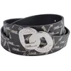 Image de Ceinture réversible pour femme avec boucle amovible CCBT0021-Noir à motifs