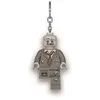 Image de Keylight porte-clés (LED) - LEGO - LE-KE135 Monsters Zombie - Gris - Bras et jambes lumineux - Piles fournies